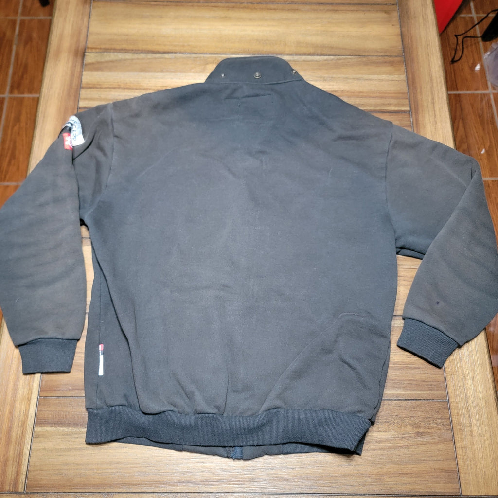 Pioneer Flame Guard Fire Retardant Full Zip Black Unisex Jacket - Size Large