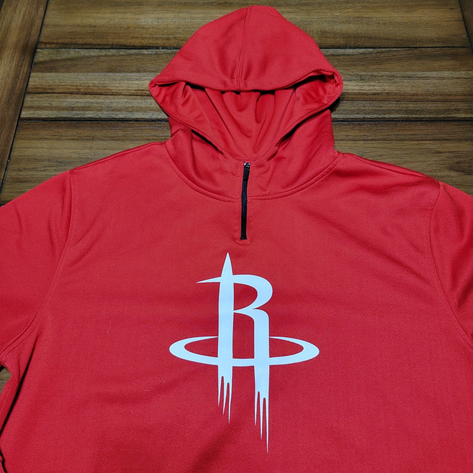 UNK x NBA Red LS Unisex Hoodie Houston Rockets - Size Large