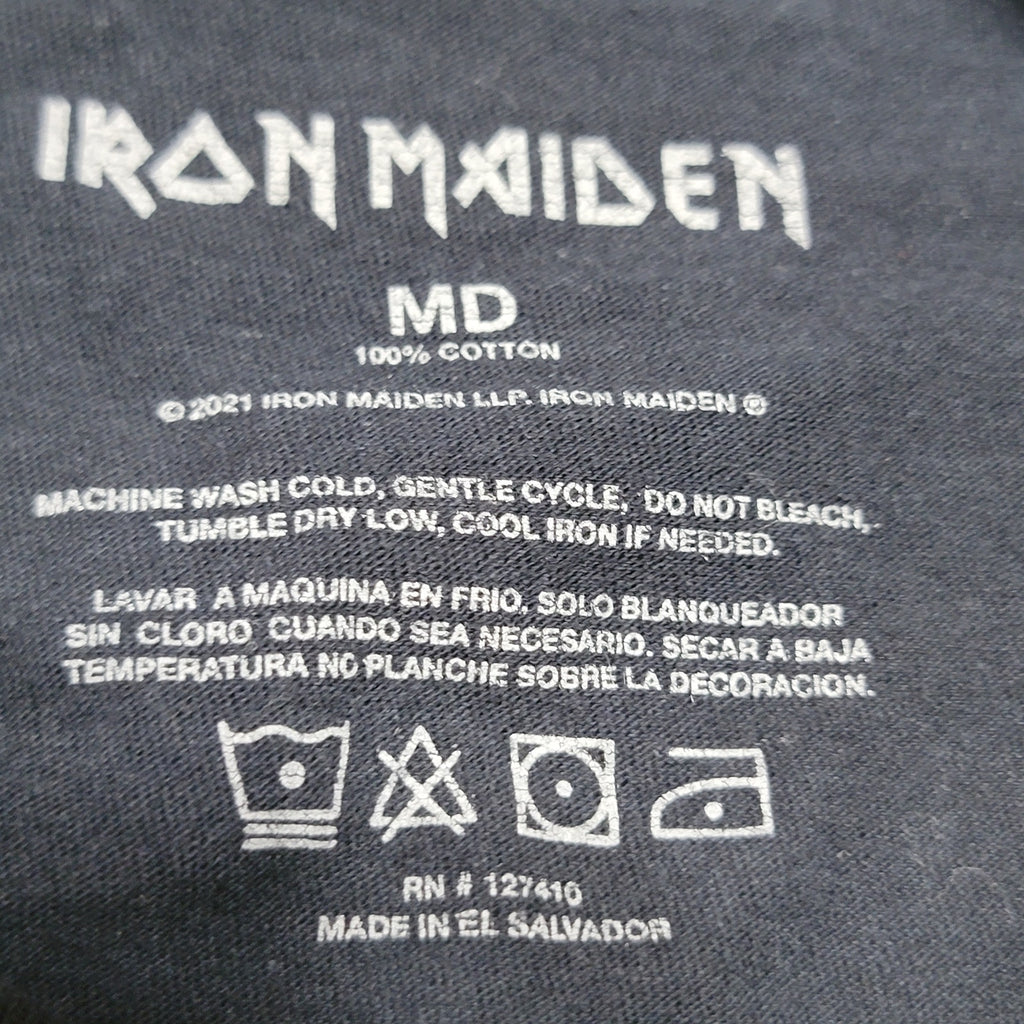 Iron Maiden Black Cut Tank Top "The Number Of The Beast" - Size Medium