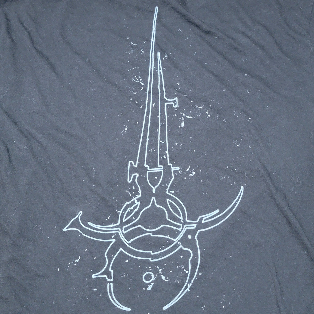 Cybersigilism Graphic Black Unisex Tee - Size Large