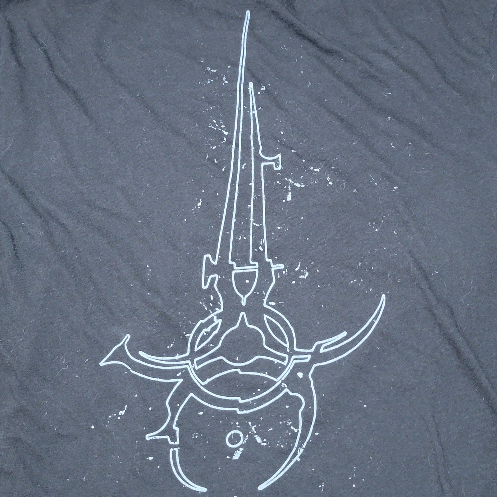Cybersigilism Graphic Black Unisex Tee - Size Large