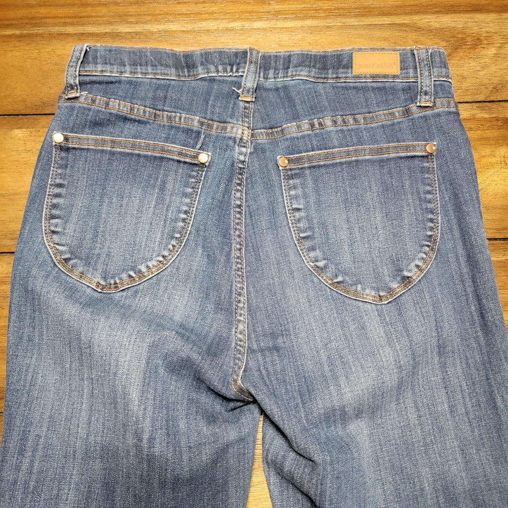 Judy Blue Pull On Skinny Denim Jeans w/ Faux Front Pockets - Size 9/29
