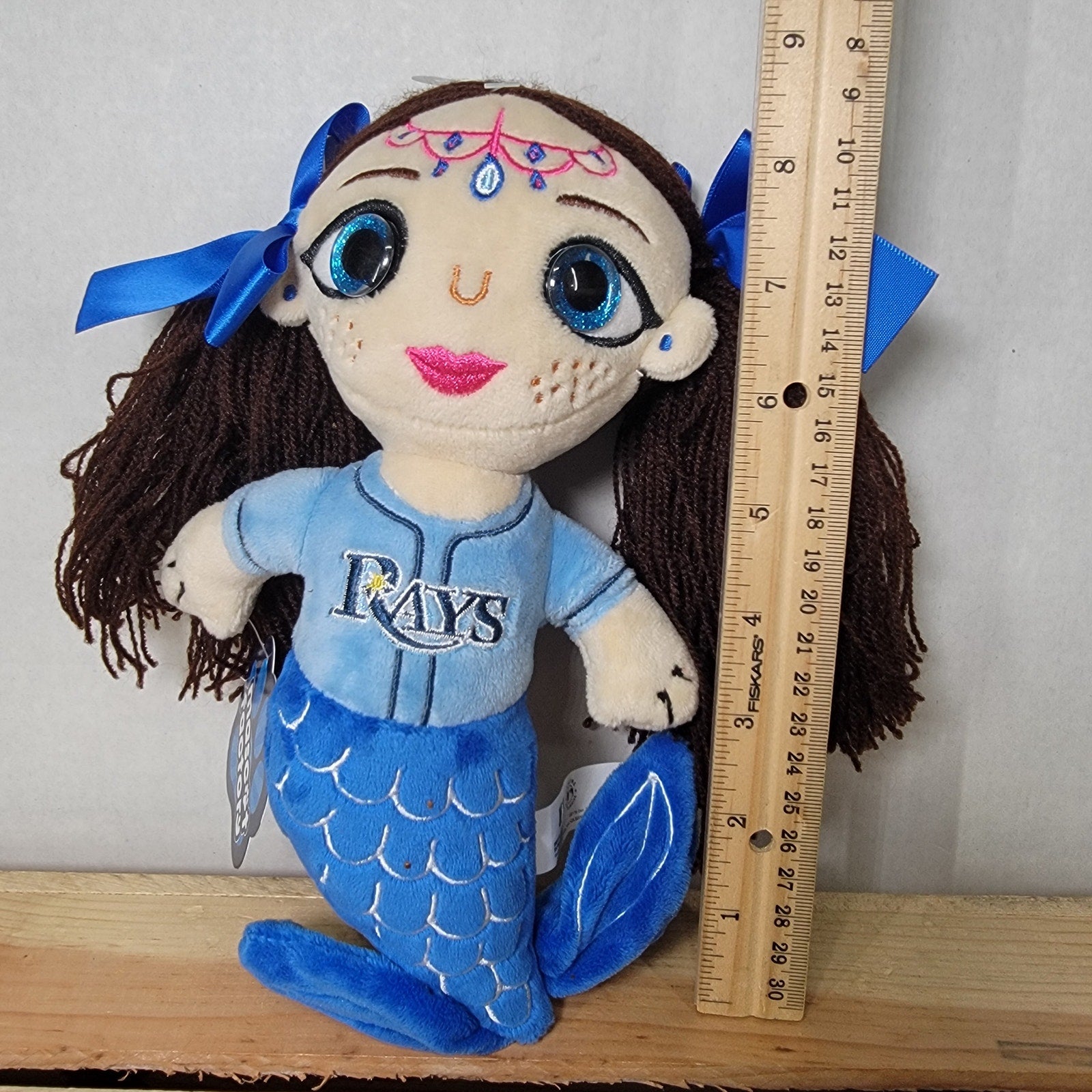 Mascot Factory Tampa Bay Rays Blue Mermaid Plush - NWT
