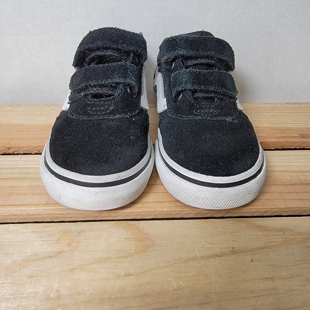 VANS Ward V Toddler Boys Black Suede Shoes - Size Toddler 6