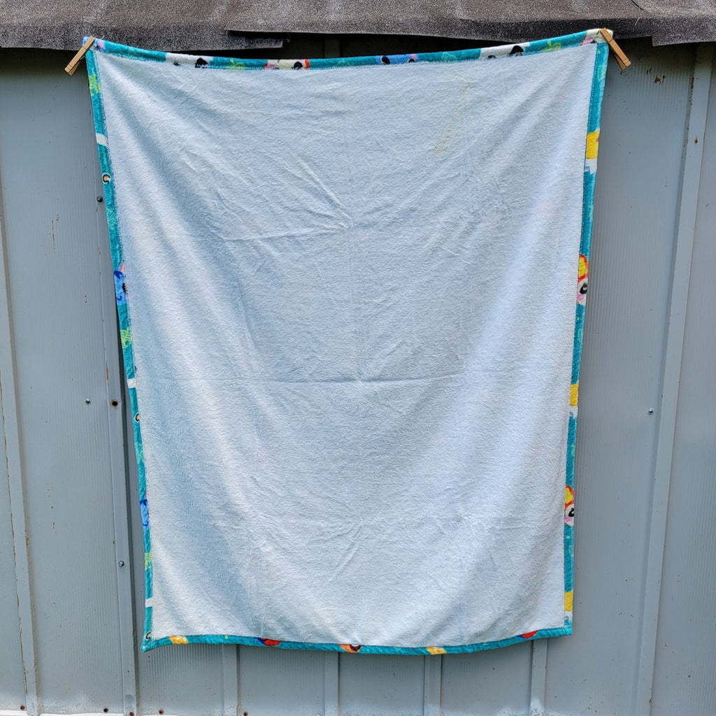 Nintendo Animal Crossing Teal Character Throw - 50" x 40"