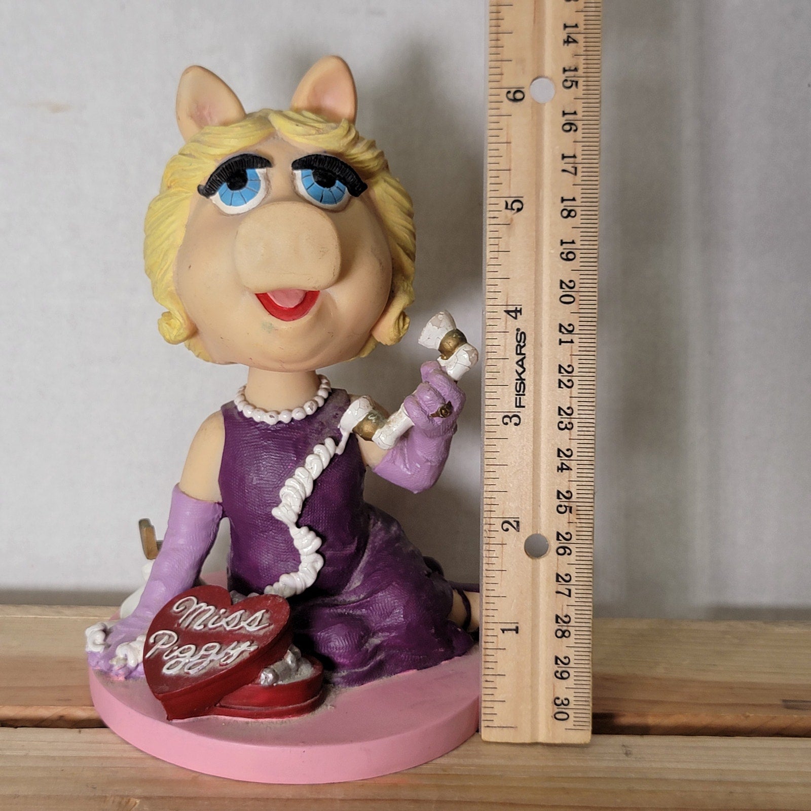 VINTAGE Bobble Dobbles Miss Piggy Bobblehead (2002)