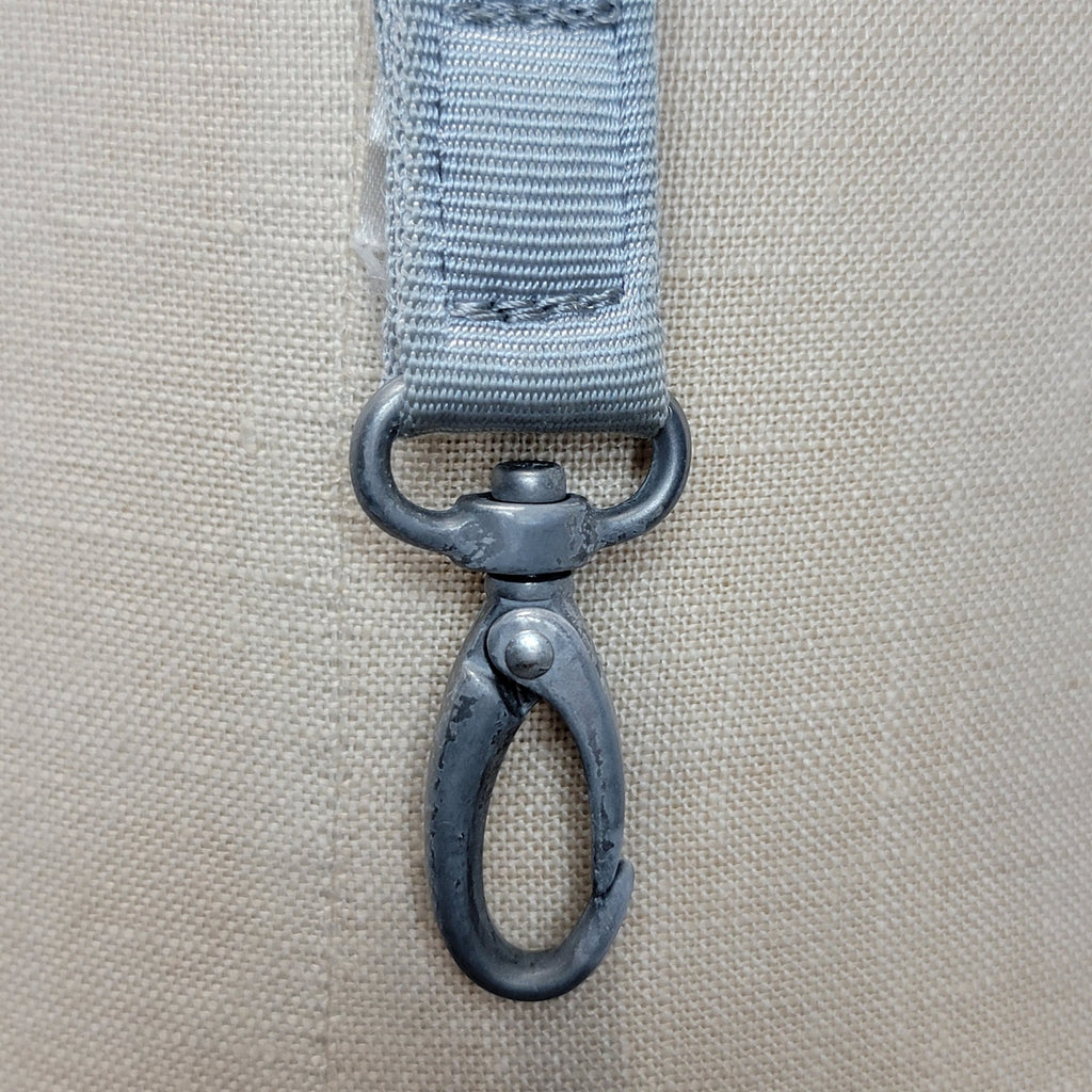 Oakley Grey & Blue Lanyard w/ Clip