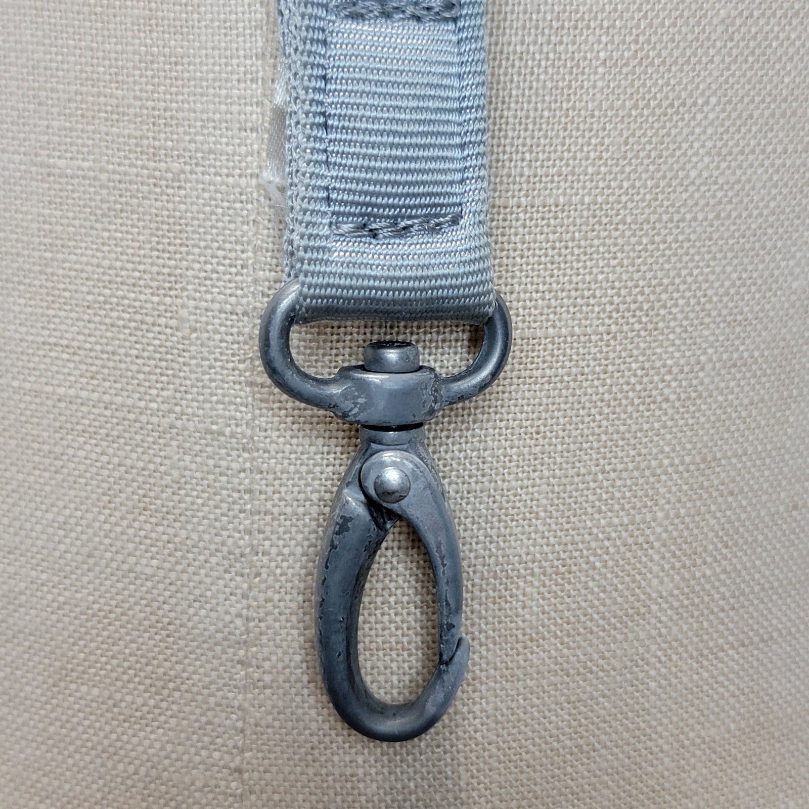 Oakley Grey & Blue Lanyard w/ Clip