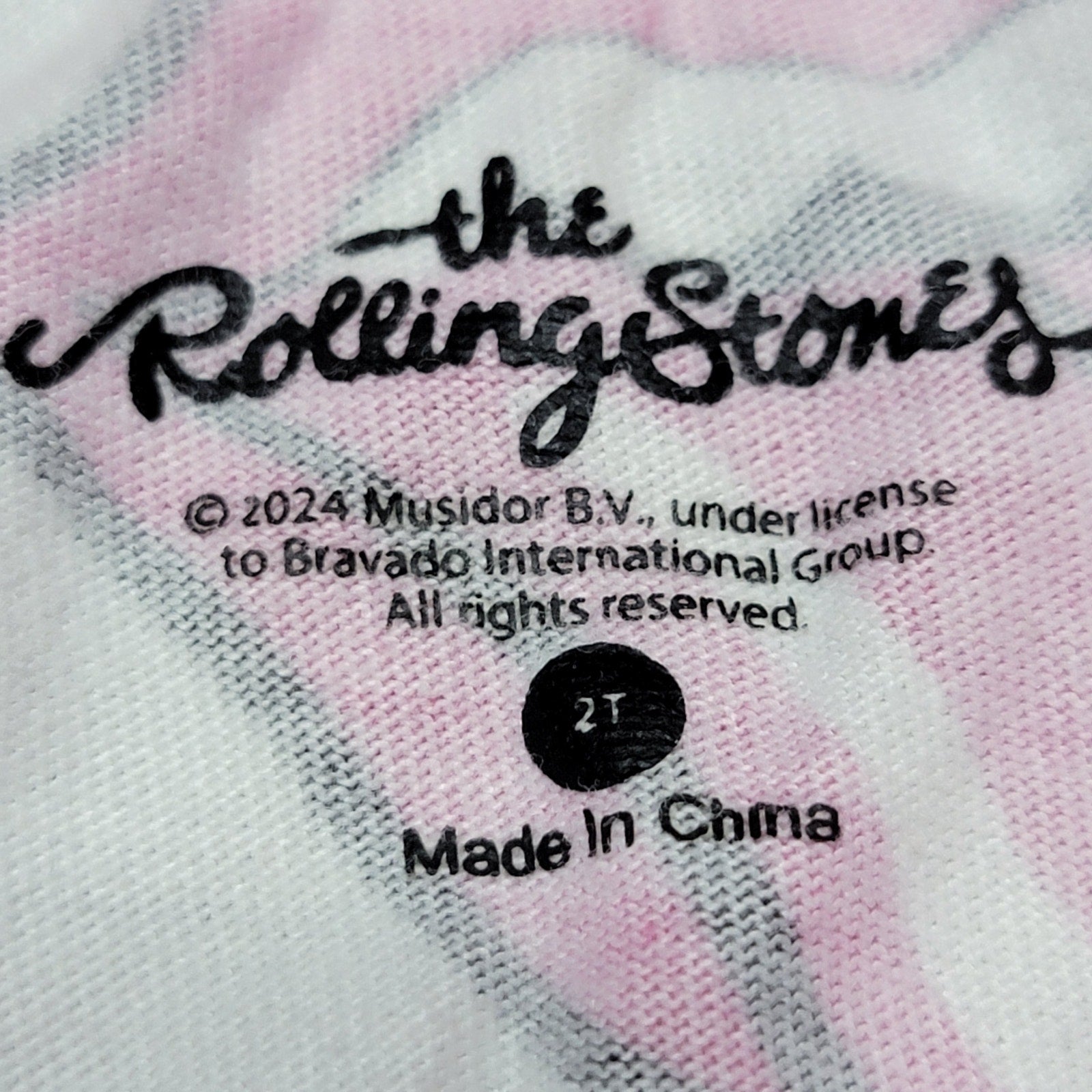The Rolling Stones Toddler Tongue Logo Summer Dress - Size 2T