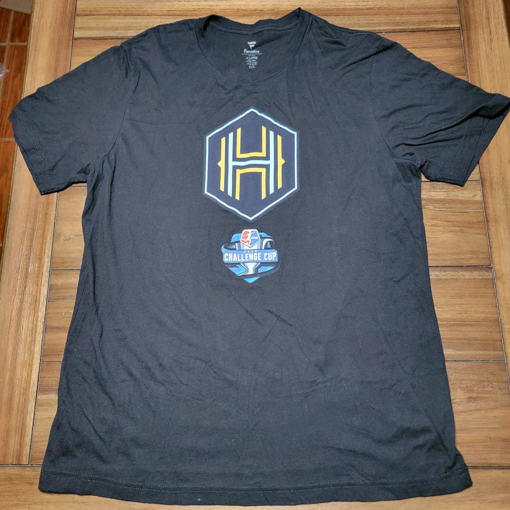 Houston Dash Black Tee "2022 Challenge Cup" - Size XL