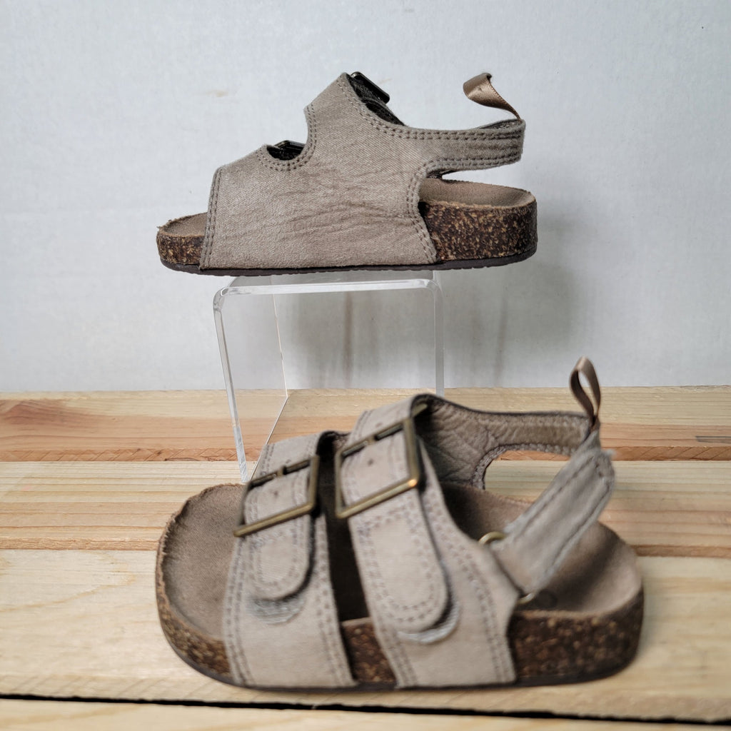OshKosh B'Gosh Toddler Tan Bruno Sandals w/ Box - Size 5M