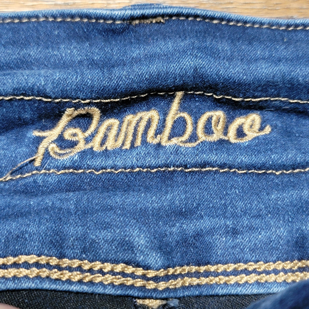 Bamboo Jeans Dark Wash Hi-Rise Denim Jeans - Size Junior 15