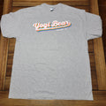 Yogi Bear Grey Unisex Tee Waller Texas Pride Lettering - Size XL