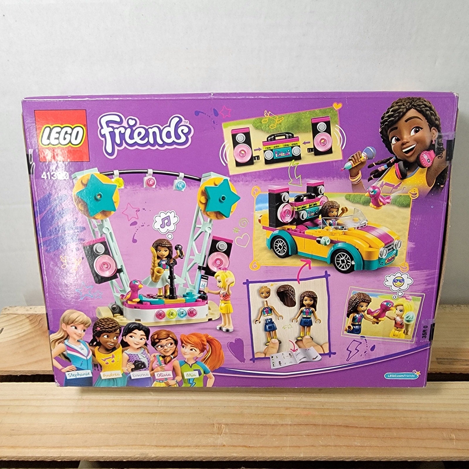 Lego Friends: Andrea's Car & Stage (240 pcs) - NEW / SEALED