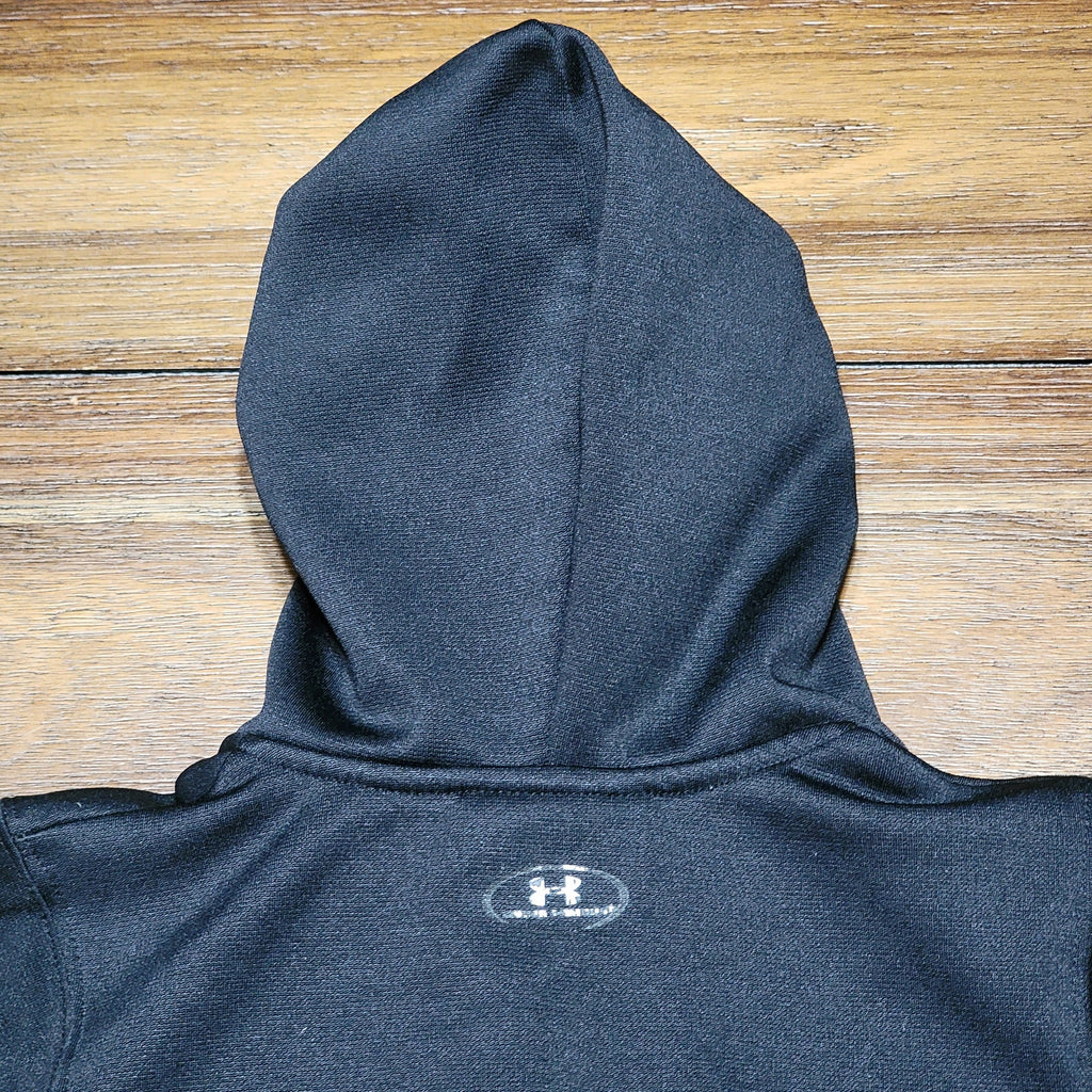 Under Armour Infant Full Zip Black Hooded Jacket - Size 24M