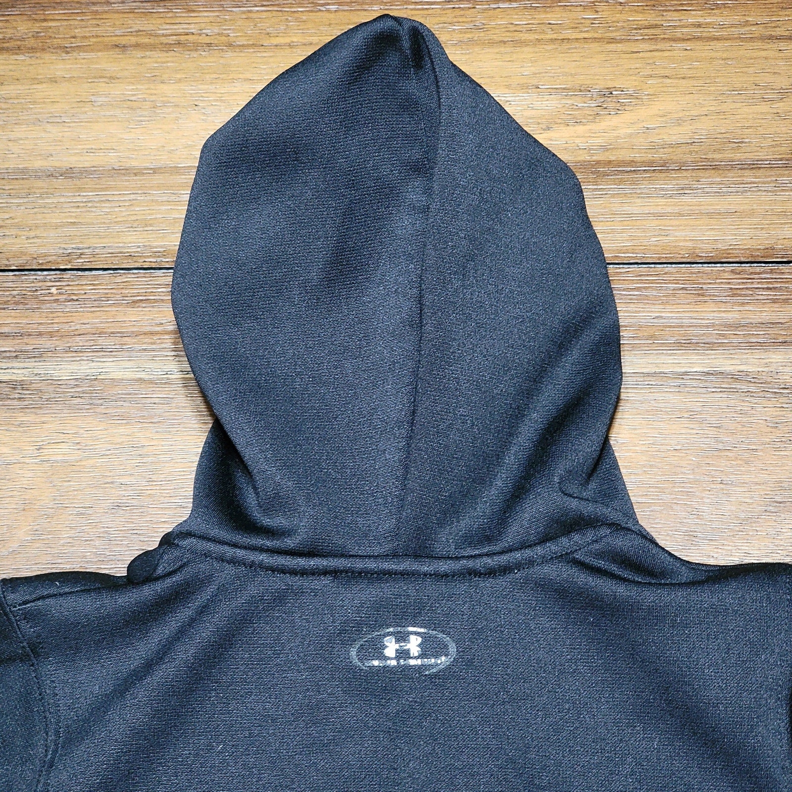 Under Armour Infant Full Zip Black Hooded Jacket - Size 24M