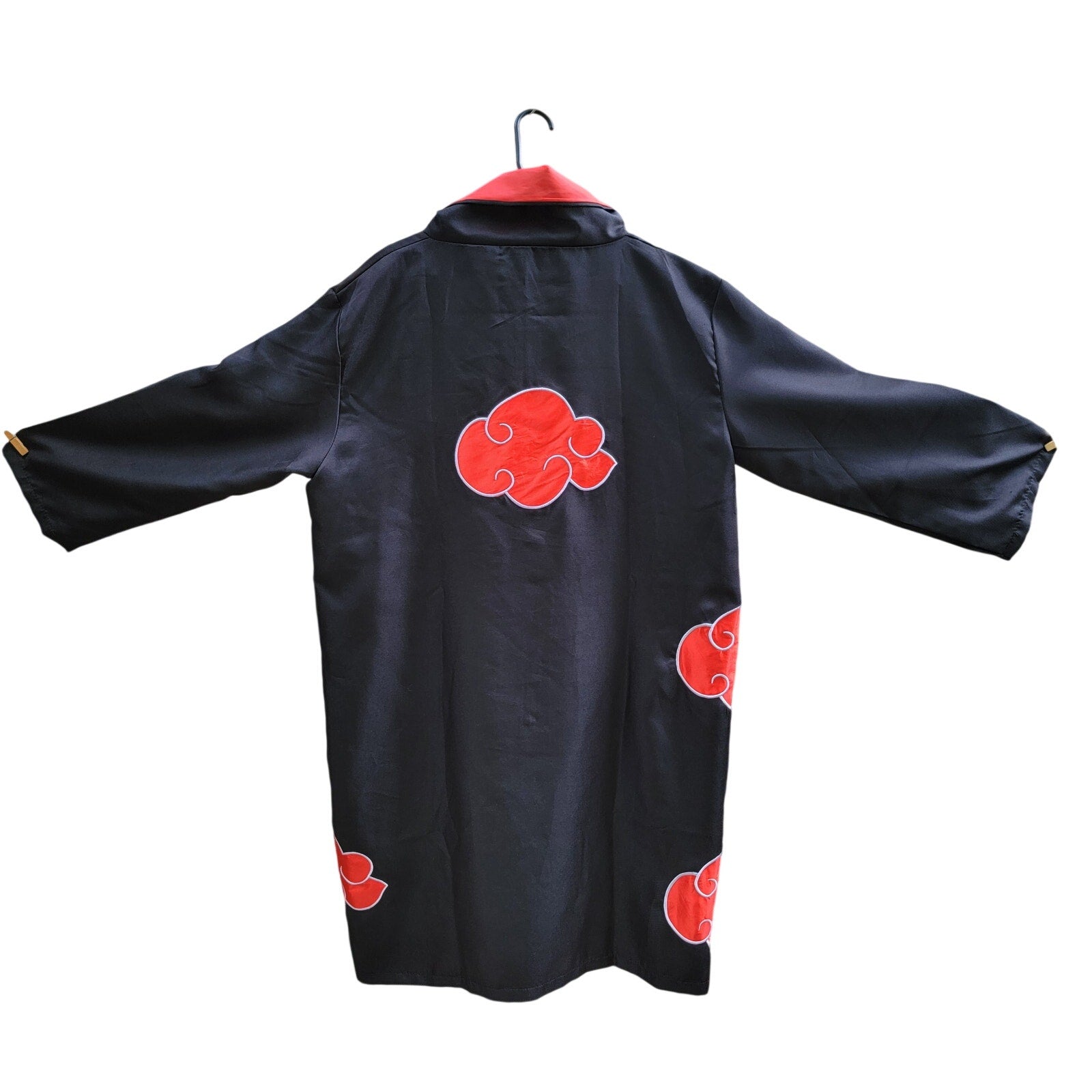 Naruto Shippuden Akatsuki Character Cosplay Cloak w/ Zipper Closure - Size XL