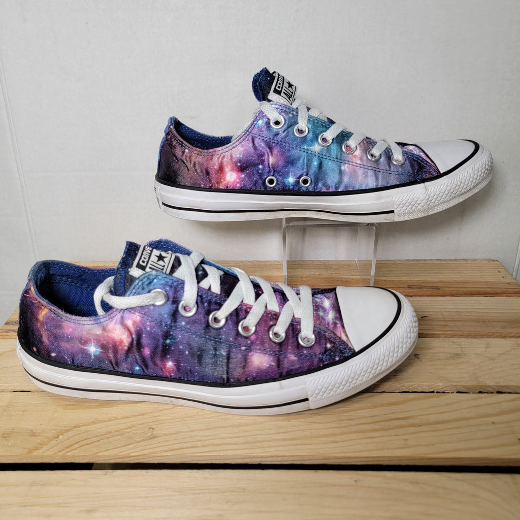 Converse Chuck Taylor All Star Low Satin Galaxy Shoes - Size m7 / w9