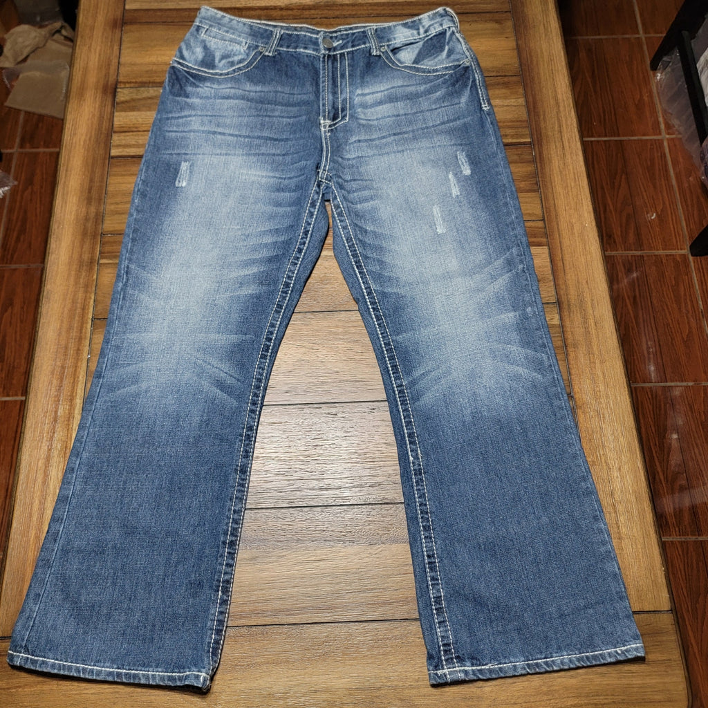 CJ Black Wide Leg Denim Jeans - Size 34/30