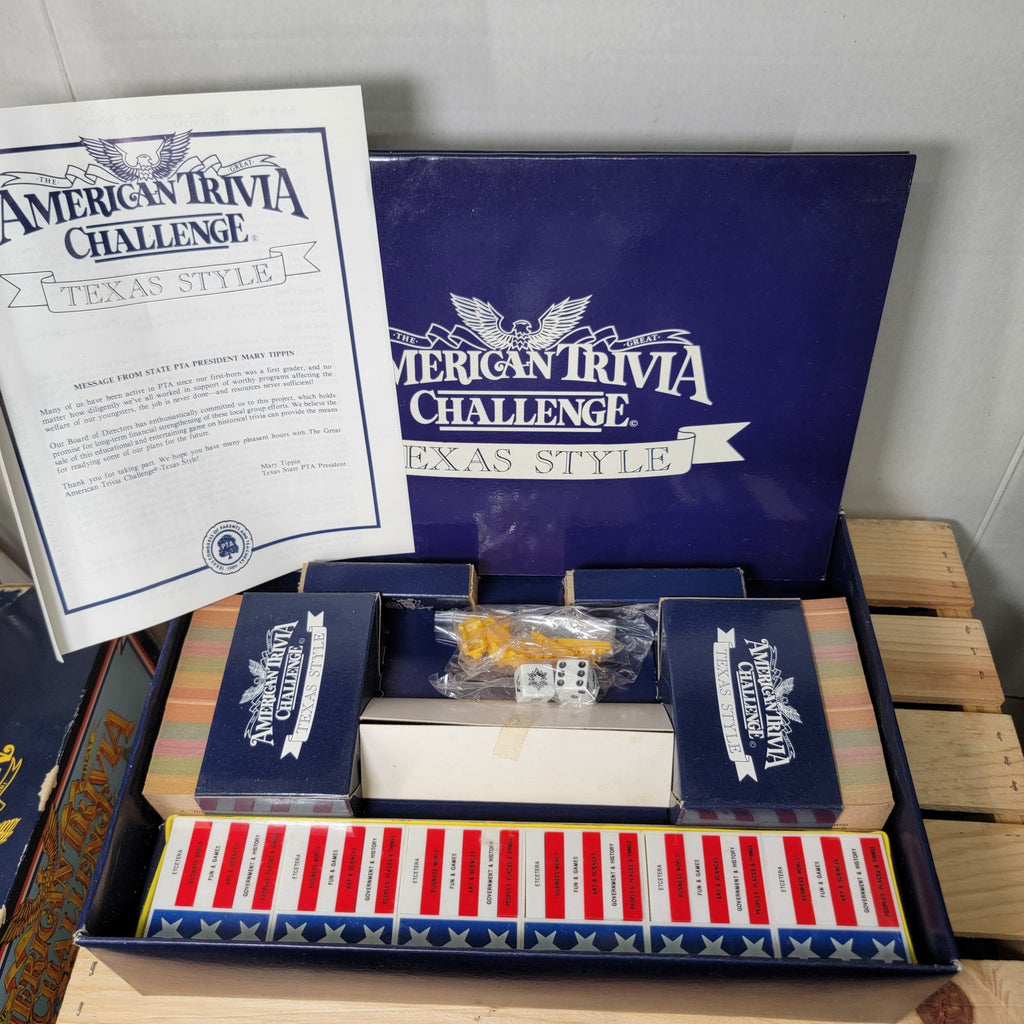 VINTAGE The Great American Trivia Challenge Texas Style (1985)