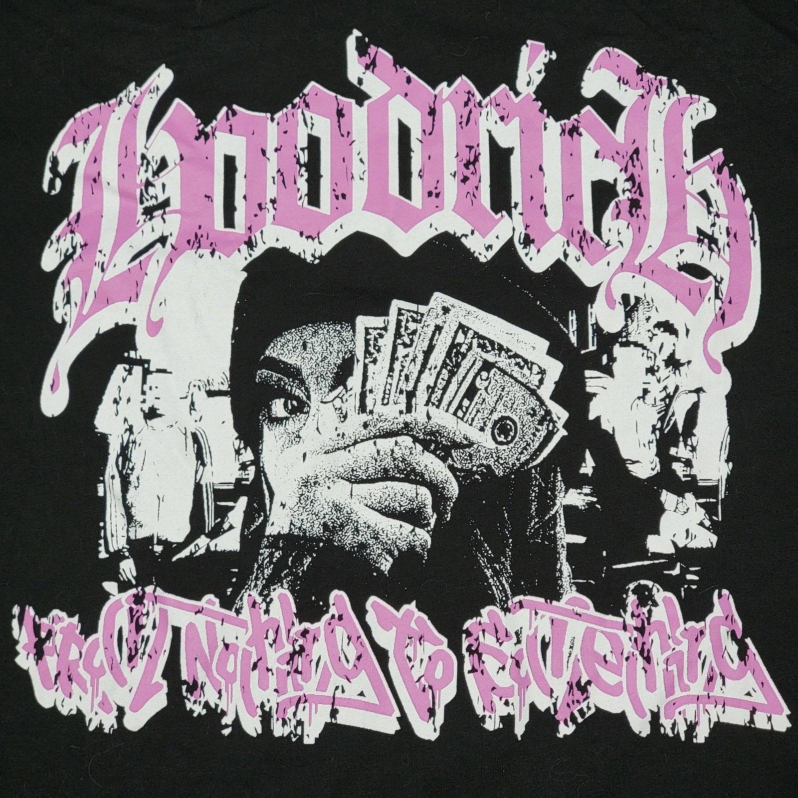 Hoodrich Sketch Money Worldwide Black Tee - Size XS*