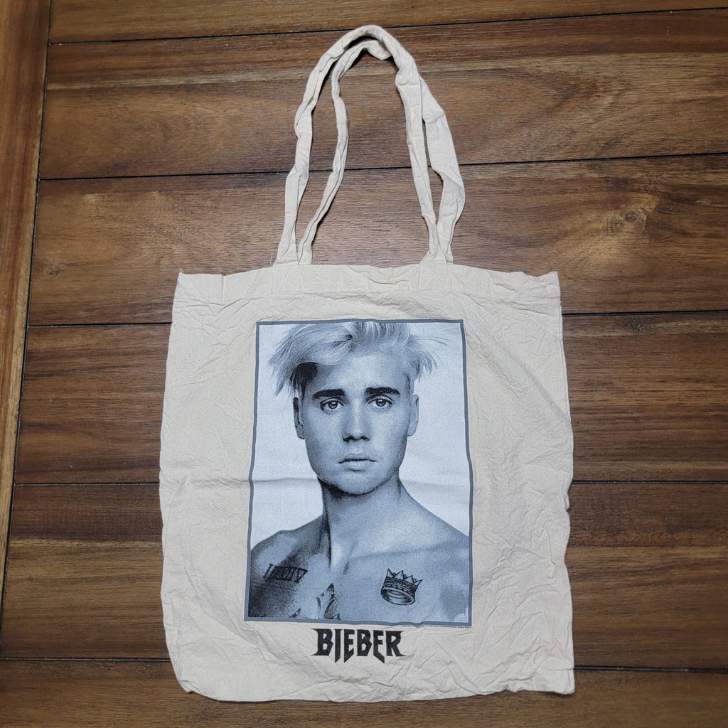 Justin Bieber Thin Canvas Tote "Sorry"