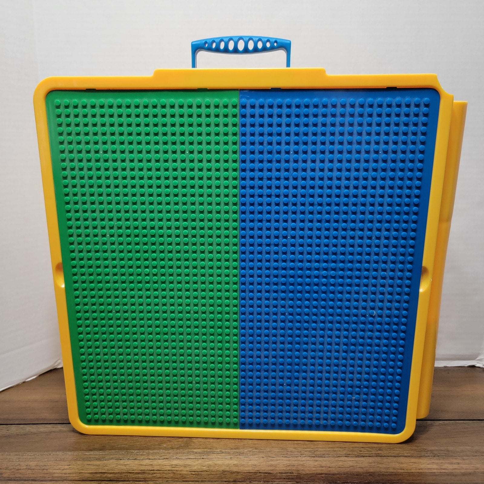 VINTAGE Block Tech Lego Brick Storage Case w/ Drawer FULL of Lego Bricks
