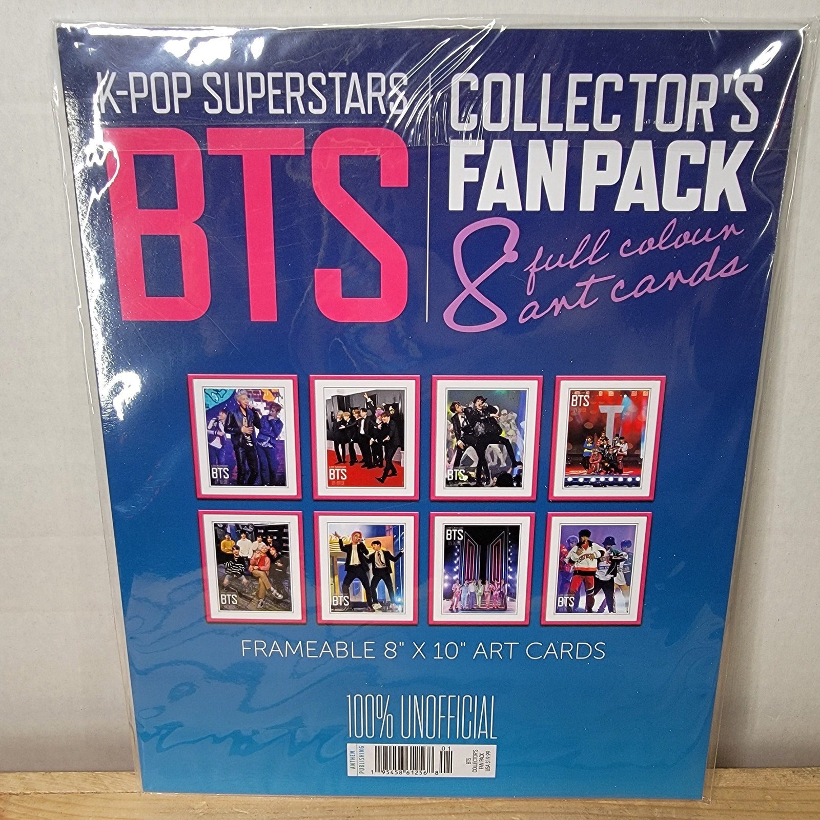 BTS Collector's Fanpack: 8 Frameable 8" x 10" Art Cards - NEW / SEALED