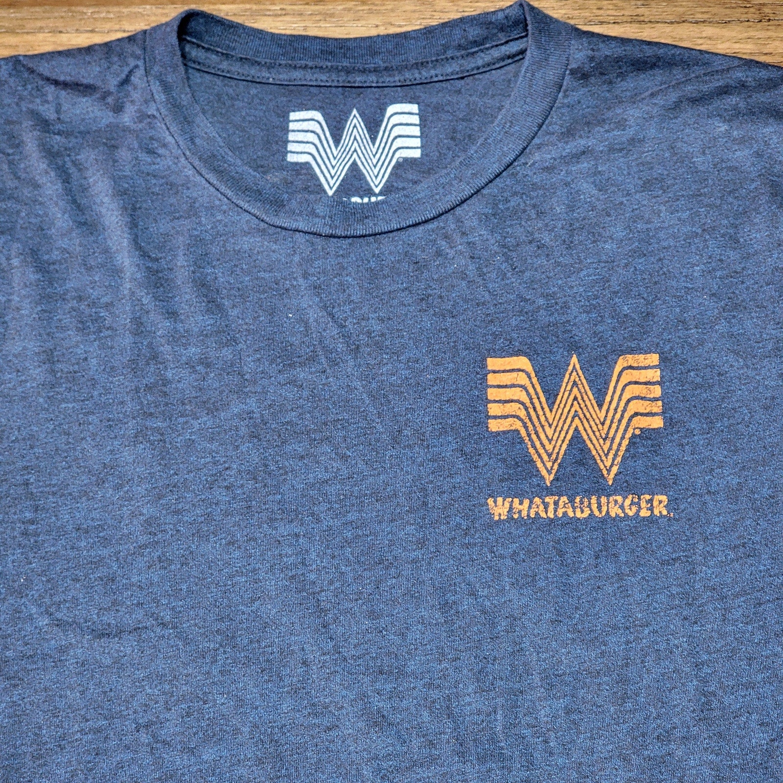 Whataburger Dark Blue Unisex Tee Restaurant "Just Like You Like It" -Size Medium