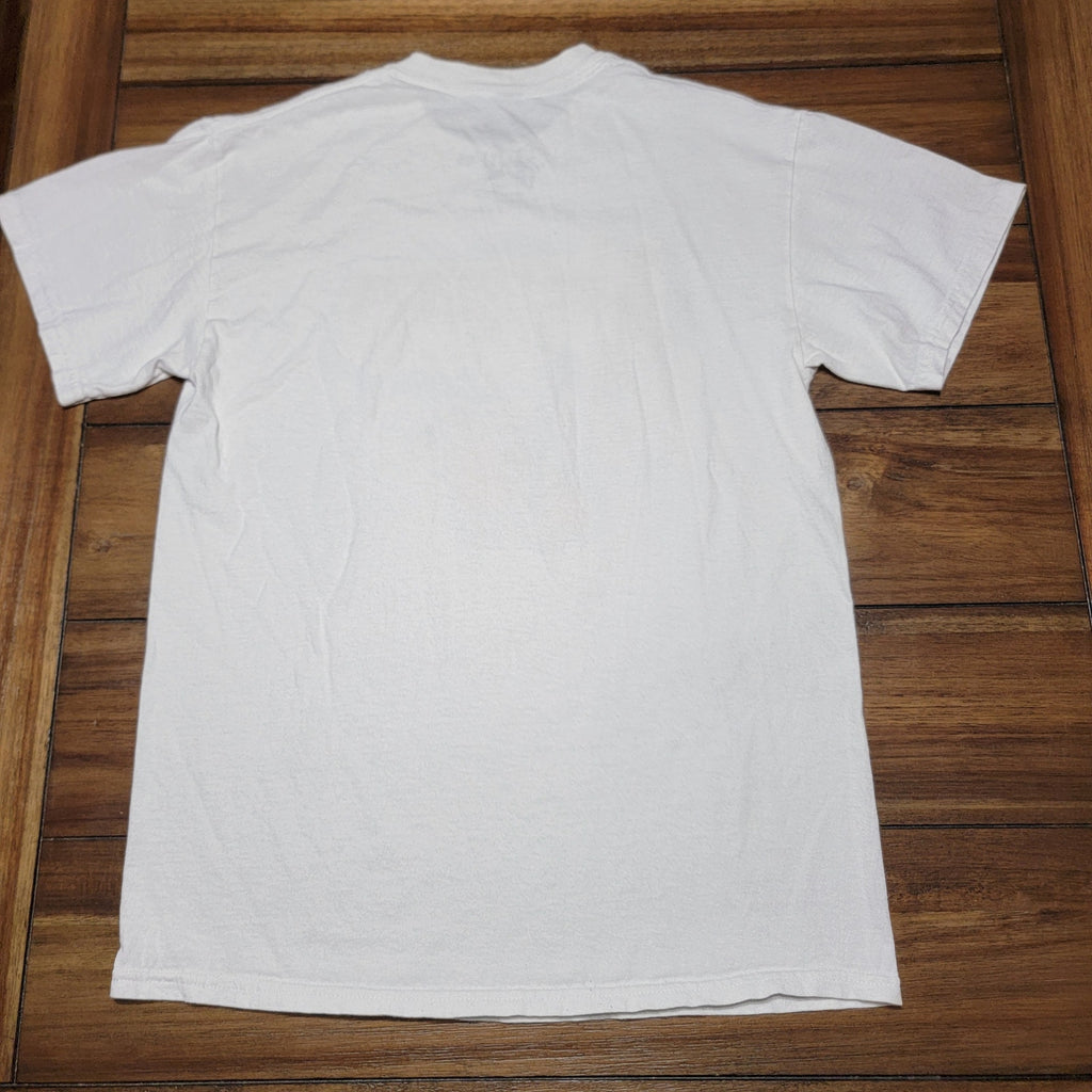 Ripple Junction x Naruto Shippuden White Unisex Tee Naruto Squat - Size Medium