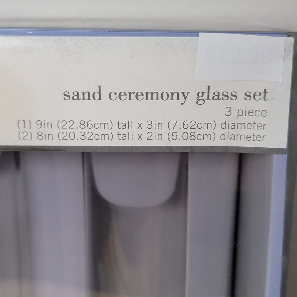 Studio His & Hers Sand Ceremony Glass Set - NEW