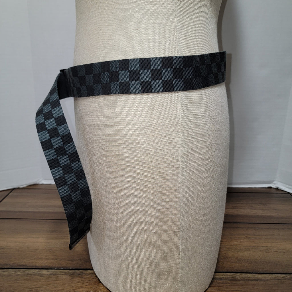 VANS Black & Grey Checkered Belt 44"