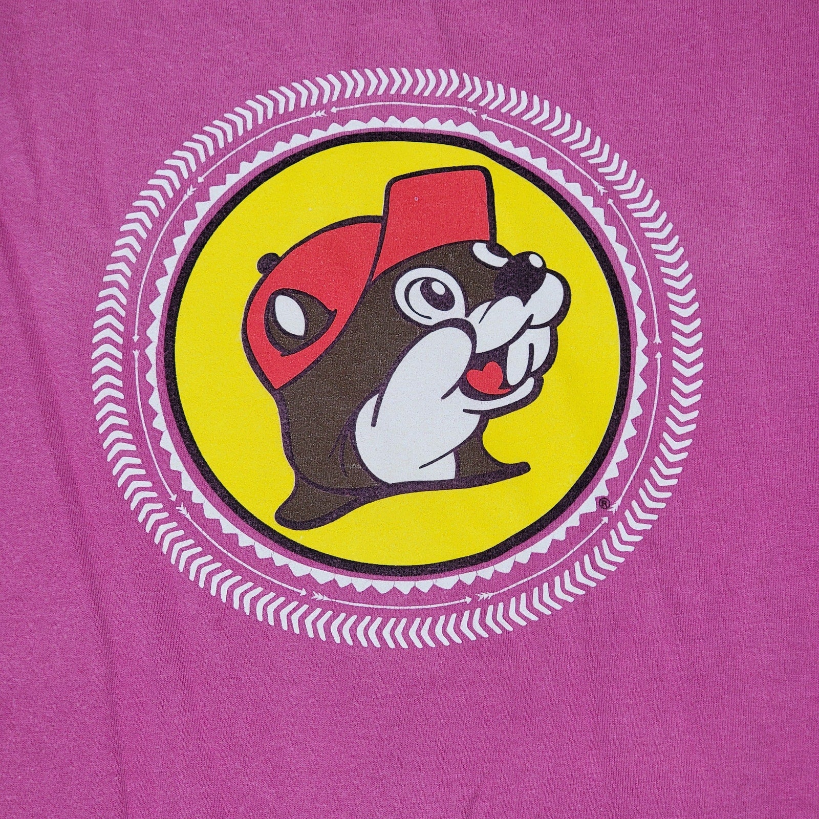 Buc-ee's Pink Tee (Comfort Colors) "Follow Your Arrow" - Size XL