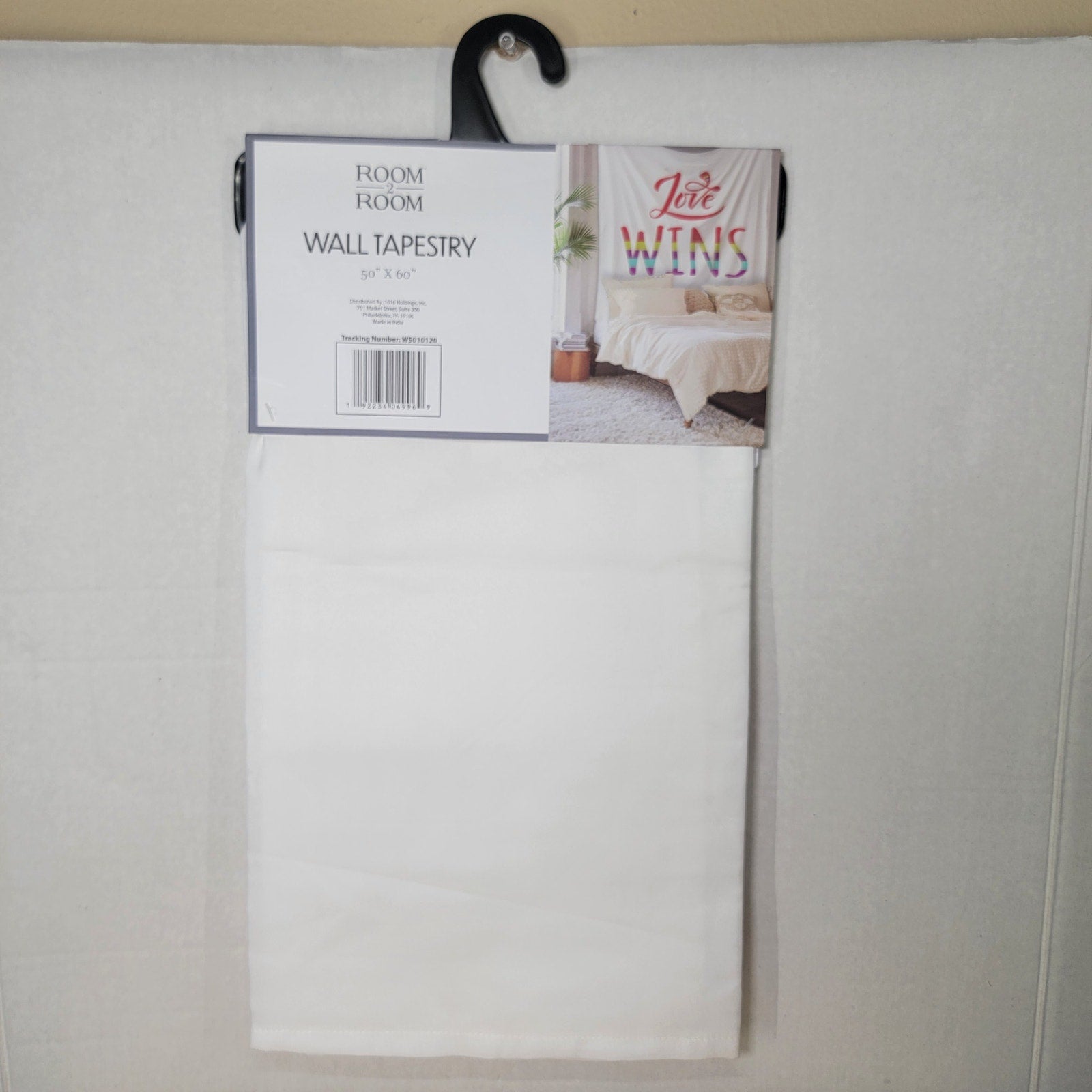Room 2 Room Wall Tapestry "Love Wins" 50" x 60" - NWT