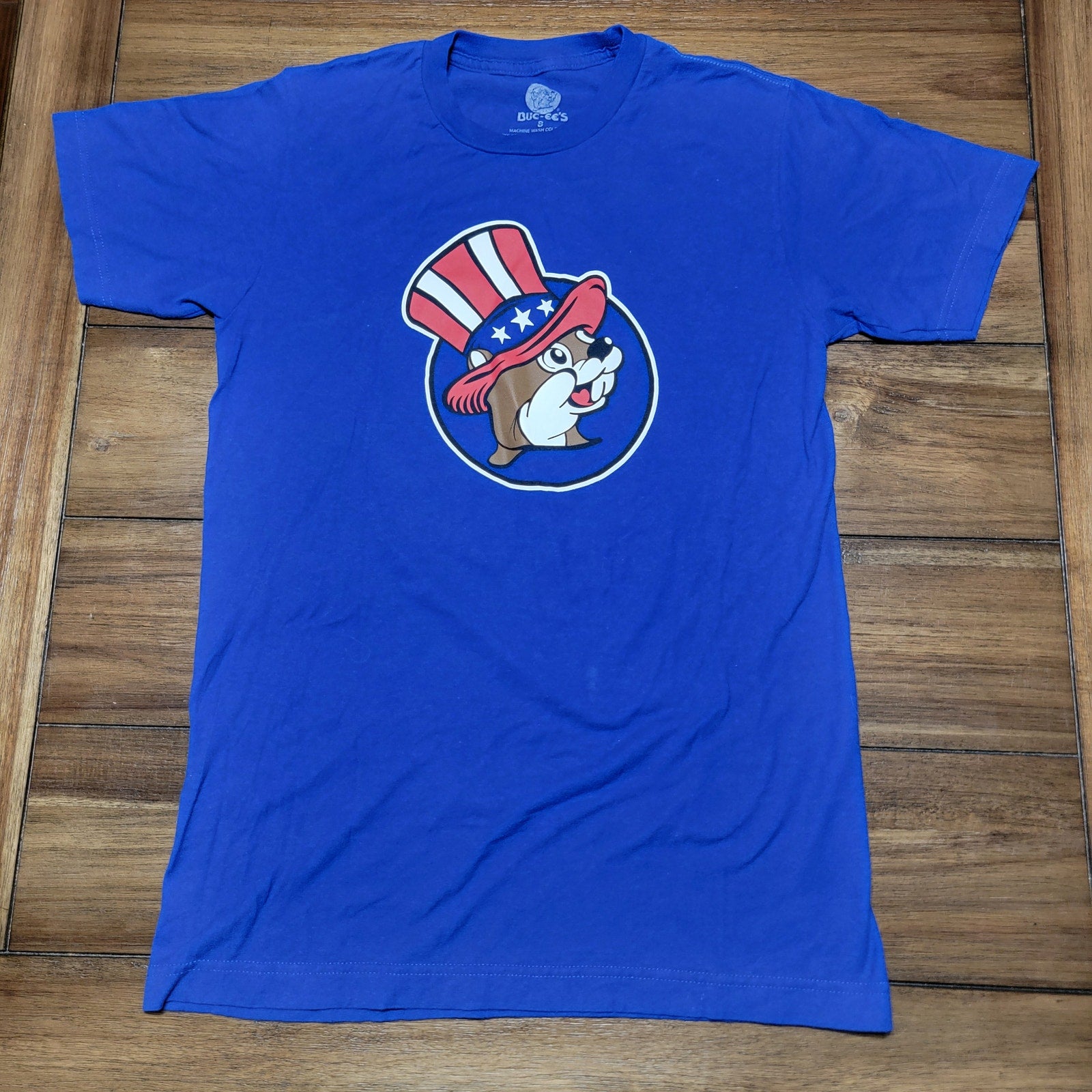 Buc-ee's Blue Unisex Tee "Freedom Ringing" - Size Small