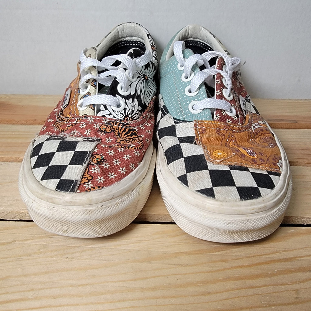 VANS Era Tiger Patchwork Skate Shoes - Size 3.5M / 5W