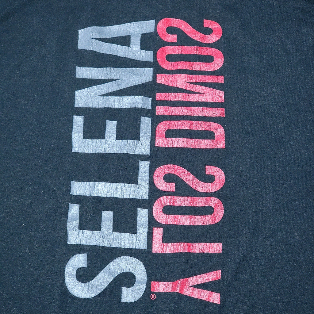 Selena Y Los Dinos Black Unisex Tee (Gildan) "Bidi Bidi Bom Bom" - Size Medium