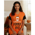 Celebrate Halloween Blouse "My Witches Brew Is Pumpkin Spice" - 2X (18w-20w)
