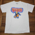 Ripple Junction x Naruto Shippuden White Unisex Tee Naruto Squat - Size Medium