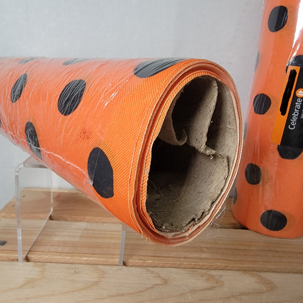 2 Rolls Celebrate It Halloween Mesh 9.5 in x 10 ft - NEW