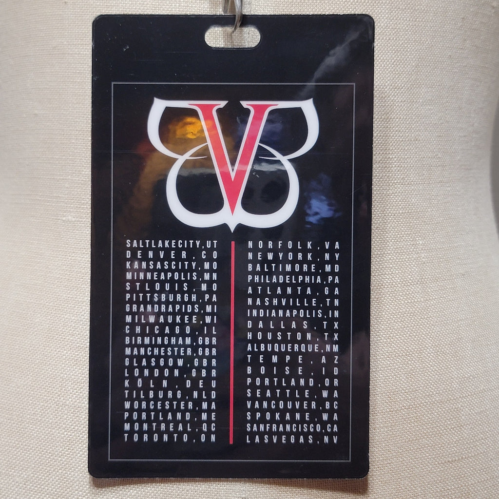 Black Veil Brides Laminated Pass 2018 Resurrection Tour w/ Lanyard