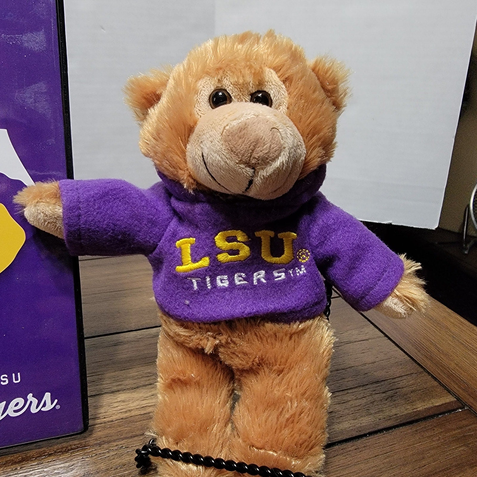 4Pc LSU Tigers Fan Pack: Binder, Plush, Tumbler & Tall Koozie