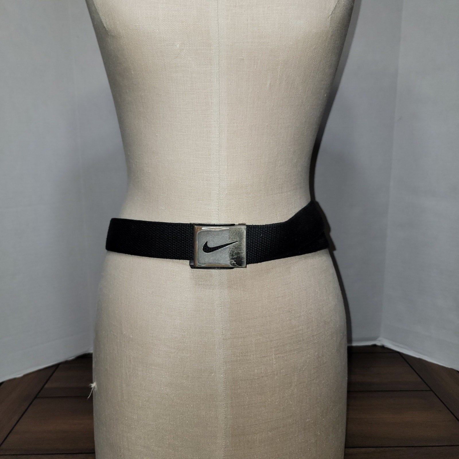 Nike Black Fabric Belt 48.5"