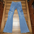 Banjara Cargo Jeans w/ Raw Hem - Size 1/24