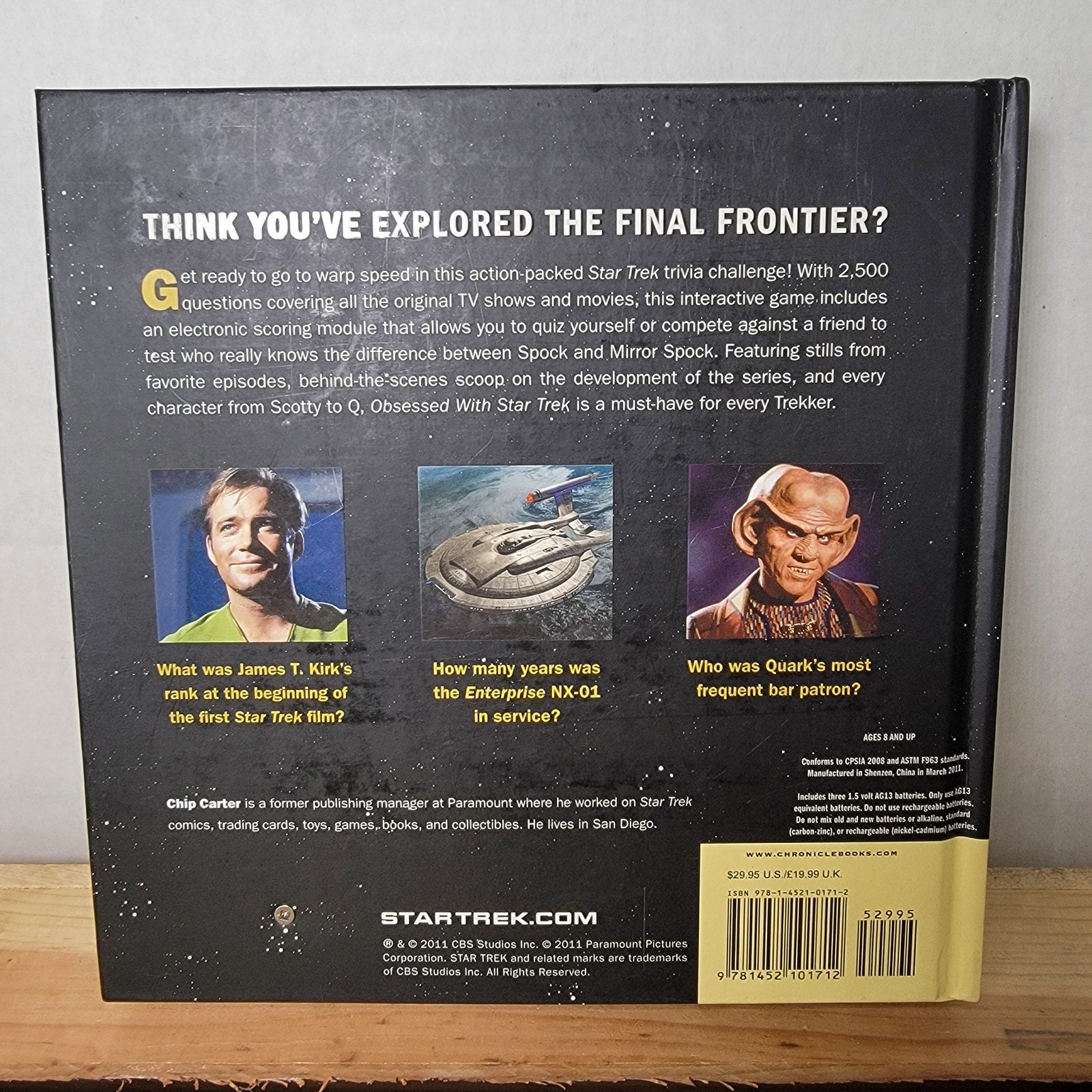 BOOK Obsessed With Star Trek Trivia Book