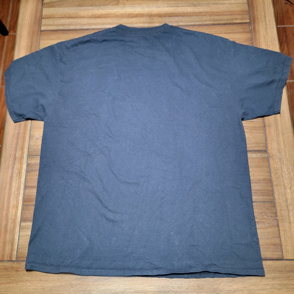 VentanA Black Unisex Tee Broken Gas Mask - Size XL