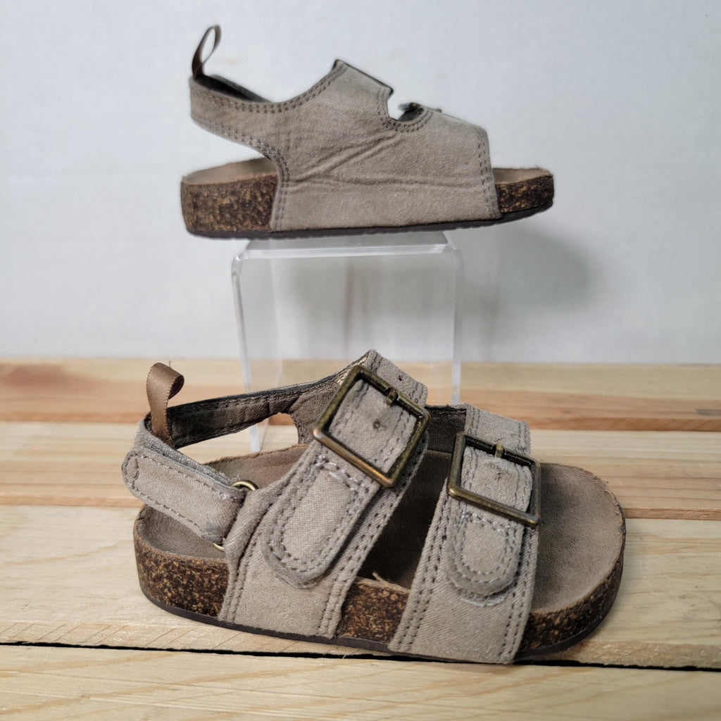 OshKosh B'Gosh Toddler Tan Bruno Sandals w/ Box - Size 5M