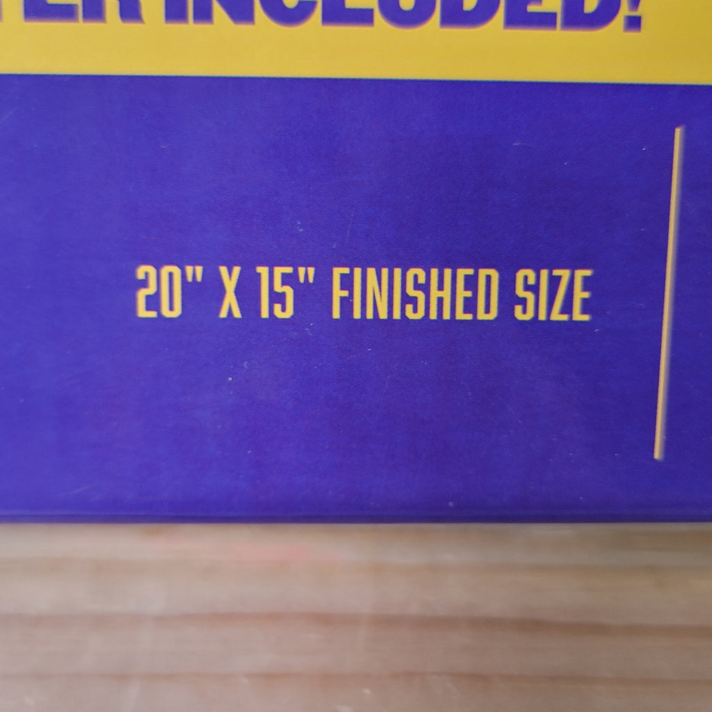 LSU Tigers 500 Pc Puzzle + Bonus Poster "Go Tigers"