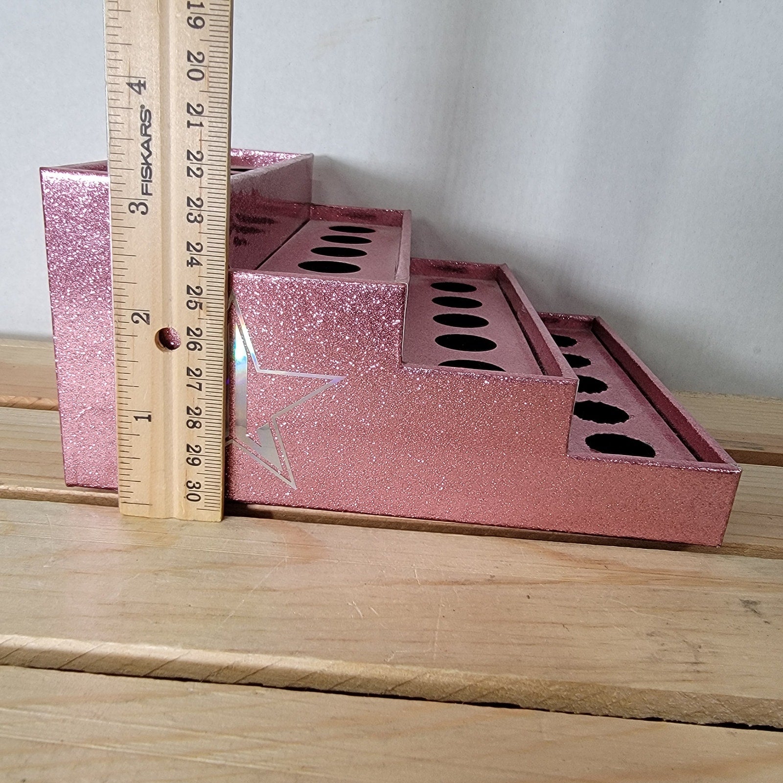 Jeffree Star Cosmetics Makeup Display Holder: Pink Glitter - NWOT