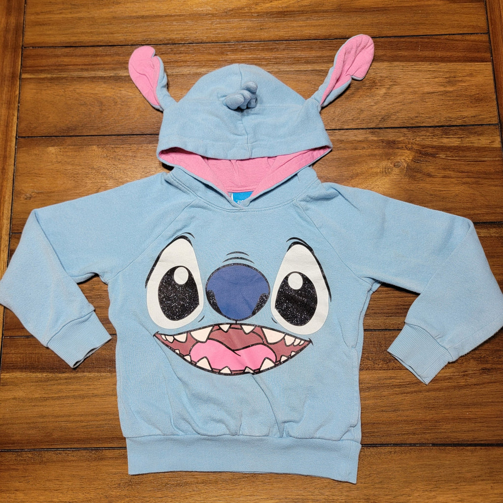 Disney Kids Stitch Pullover Hoodie - Size Small (6/6x)